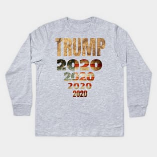 Donald Trump 2020 for President Kids Long Sleeve T-Shirt
